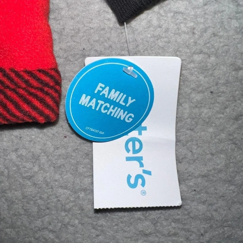 NWT Carter's Sweater Toddler Size 9 Months Buffalo Plaid Sherpa Collar Pullover‎